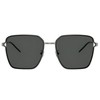 Emporio Armani EA 2159D 301487 Womens Square Sunglasses Shiny Gunmetal/Black 57mm - 2 of 3