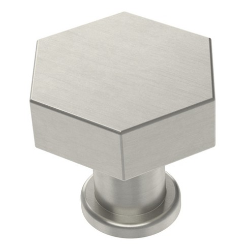 2pk Hexagon Cabinet Knobs And Pulls Satin Nickel Project 62