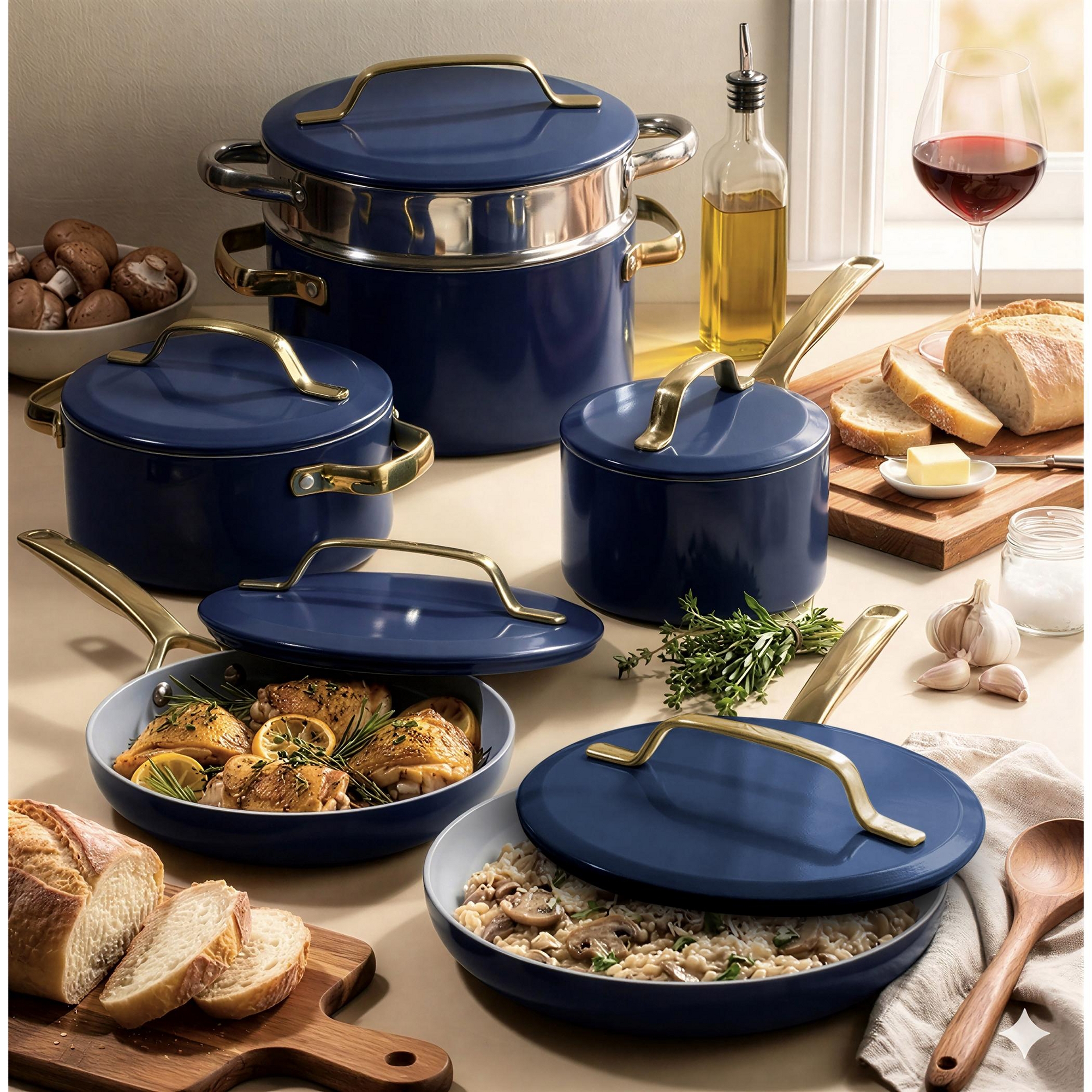 Gotham Steel Nonstick Pots and Pans Set