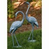 SPI Home Brass Medium Garden Crane Pair – 46" Tall Outdoor Bird Sculptures for Garden or Patio - 2 of 3