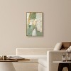 Art Remedy Sage Green Boho elegant abstract wall art Framed - 2 of 4