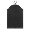 Kate & Laurel All Things Decor 18"x30" Ohara Arch Wall Mirror Black : Traditional Style, Rounded Top, Wall Mounted - 3 of 4