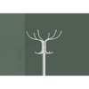 TiramisuBest Black Metal Free - Standing Coat Rack Hall Tree: 74" Tall with 11 Hooks, Ideal for Entryway & Bedroom, Contemporary Modern Design! - 4 of 4