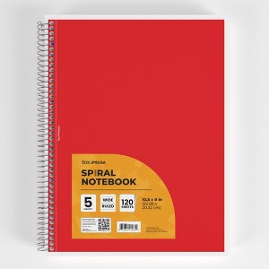 5 Subject Spiral Notebook Wide-Ruled 150 Sheets (24 Packs) - 1 of 4