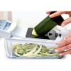 Multipurpose Vegetable Chopper and Spiralizer, 4-in-1 Heavy Duty Manual Food Slicer and Kitchen Dicer & Meal Prep Container for Potatoes, and Veggies - 2 of 3