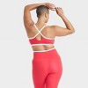 Women's Everyday Soft Light Support Piped Midline Sports Bra - All In Motion™ - 4 of 4