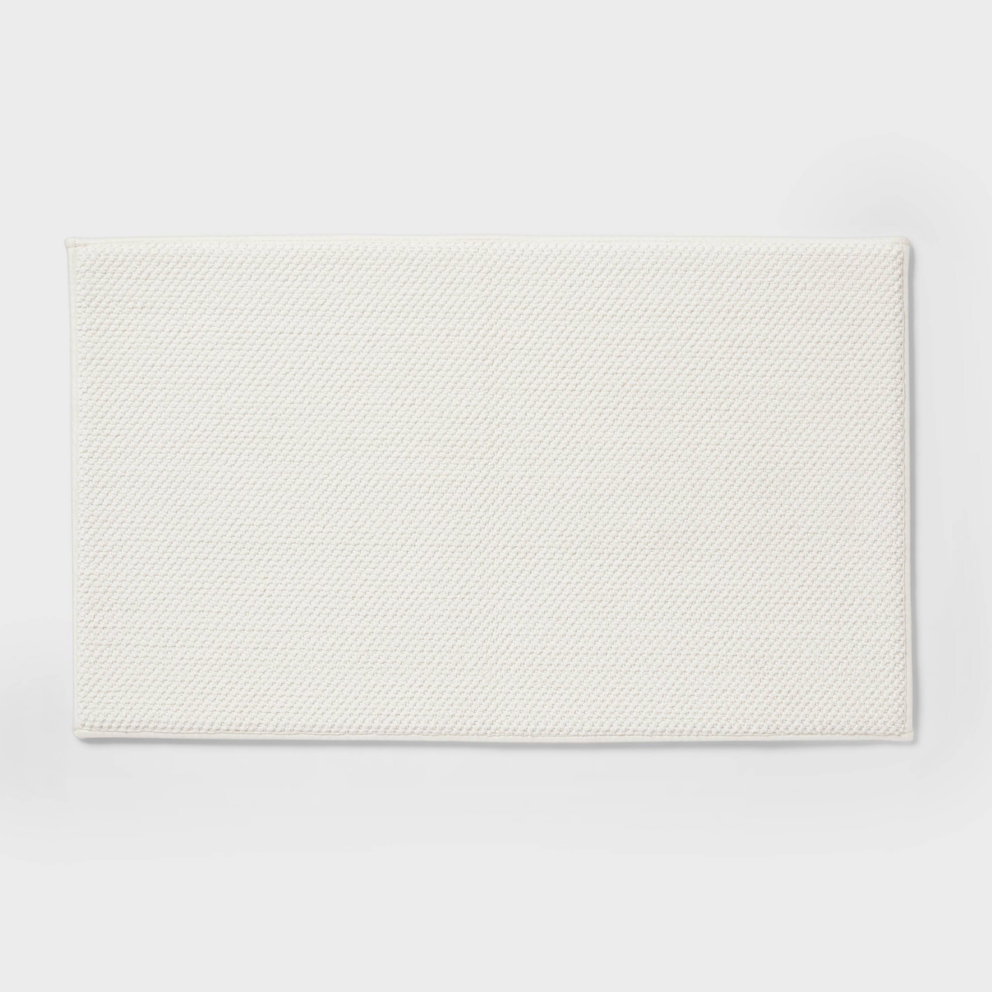 20"x34" Performance Plus Cotton Memory Foam Bath Rug Cream - Threshold™