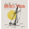Amalfi Coast Beach Club Adult Long Sleeve Hoodie - 2 of 2