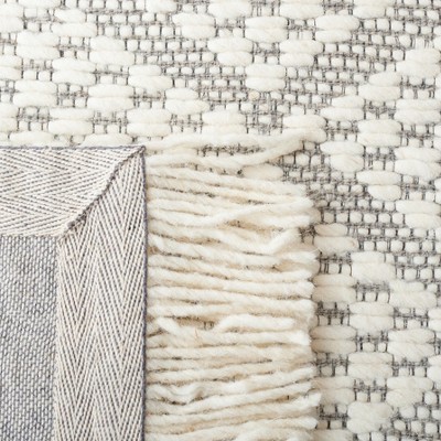 Ivory Coastline Bliss Hand-Tufted Wool Rectangular Rug