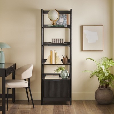PAGED Tall Free Standing Bookshelf Modern Bookcase with Open Shelves for Living Room, Study Room
