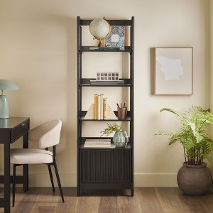 PAGED Tall Free Standing Bookshelf Modern Bookcase with Open Shelves for Living Room, Study Room - 1 of 4