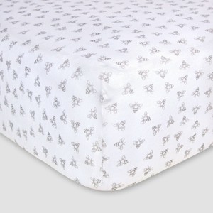 Burt's Bees Baby® Organic Jersey Fitted Crib Sheet - 1 of 2