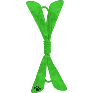 Pet Life Extreme Bow Sporty Rope and Squeak Dog Toy - 1 of 1