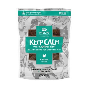 Phelps Wellness Collection Keep Calm & Canine On Chicken Flavor Dog Treats 4.5 oz - 1 of 3