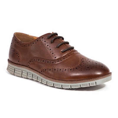 Deer Stags Boys' Benton Jr. Lace-up Wingtip Dress Fashion Sneaker