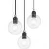 Livex Lighting Downtown 3 - Light Pendant in  Black/Brushed Nickel - 3 of 4