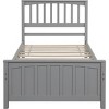 Streamdale Wood Platform Bed Twin size Platform Bed, Gray - 3 of 4