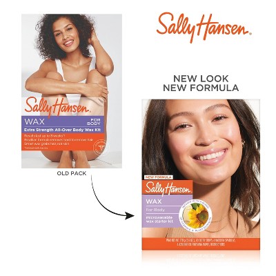 Sally Hansen Microwavable Wax for Body Kit - 6oz: Bikini Line, Contains Vitamin E, Vegan, All Hair Types