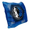 NBA Dallas Mavericks Firm Density Connector Velvet Reverse Pillow - 2 of 3