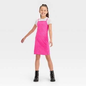 Girls' Short Sleeve 2 for 1 Dress - art class™
