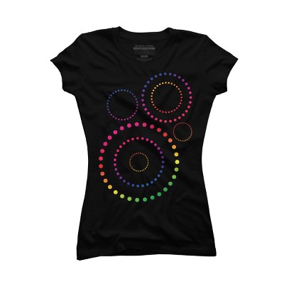 Adult Design By Humans Pride Inclusion Rainbow Circles By SpiritofWonderland T-Shirt