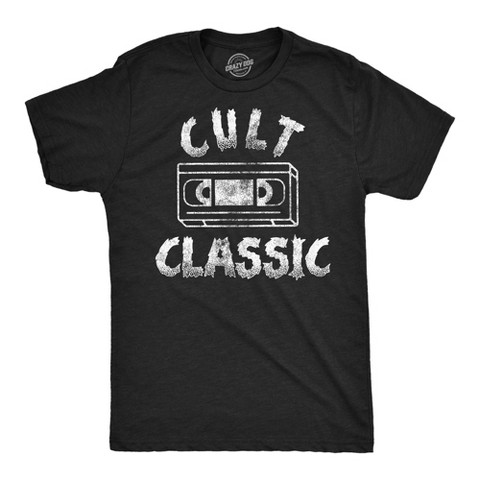 Мужские футболки Crazy Dog T-Shirts, Inc. Mens Funny T Shirts Group Classic Sarcastic Video Tape Graphic Tee for Men - Crazy Dog Men's T Shirt For Retro Fans Black XXL