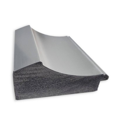 Peak Polished Nickel Full-Length Wood Mirror