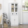 Aghana Digitals 61" White Kitchen Pantry Cabinet with 4-Tier Adjustable Shelves, Soft Close Hinges - 2 of 4