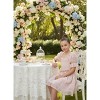 2Bunnies Girls' Vintage Boho Rustic Puff Sleeve Textured Ruffle Tiered Dress - 2 of 4