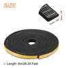 Unique Bargains Solid EPDM Rubber Weather-Proof DIY Gasket Protection Seal Strips - 2 of 4