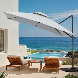 Hyleory 9x9 ft. Squire Cantilever Umbrella - 1 of 4