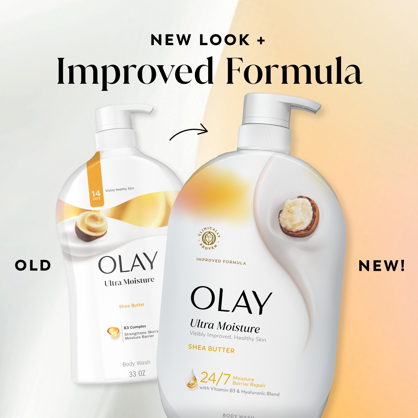 Гель для душа Olay Ultra Moisture с маслом ши, 35 fl oz — фото 8
