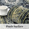 Area Rugs Boho Moroccan Fuzzy Rug Rugs Vintage Bohemian Rug Non-Shedding Carpet, 8' x 10' Gray - 3 of 4