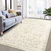 Vintage Medallion Area Rug Washable Rug Non-Slip Foldable Throw Carpet Oriental Floral Print Floor Cover - 2 of 4