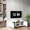 Cesicia Modern TV Stand with Wave-Design Doors, Open Shelf & Adjustable Shelf for Living Room - 3 of 4
