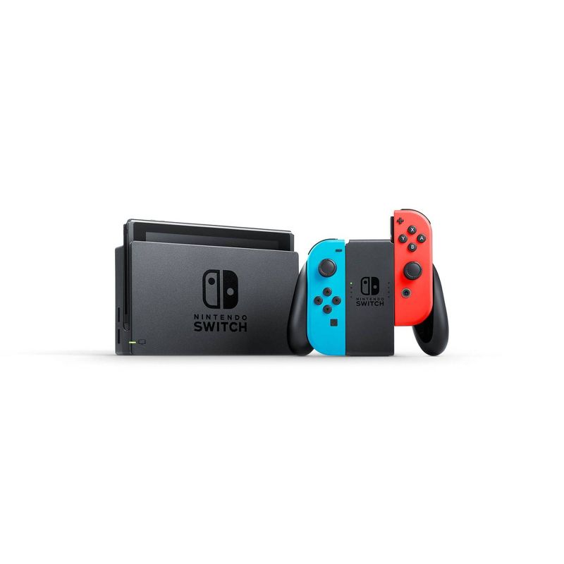 Nintendo Switch Joy-Con Neon Blue/Red + Mario Kart 8 Deluxe + 3 Month Online Bundle, 2 of 11