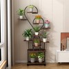 ORRD Heart-Shaped Plant Stand with Grow Lights - Tiered Metal Flower Holder for Home/Patio - 2 of 4