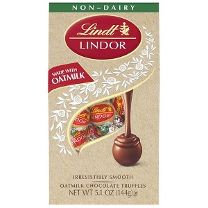 Lindor Non-Dairy Oat milk Chocolate Truffles 5.1 oz - 1 of 3