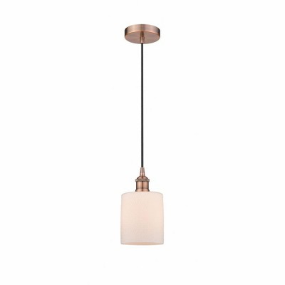 Cobbleskill - 1 Light Mini Pendant In Industrial Style-9.75 Inches Tall and 5 Inches Wide