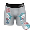 Mens Daddy Shark Boxer Briefs Funny Fathers Day Cool Underwear Gift Humor For Guys - Crazy Dog Boxer Briefs - 2 of 4