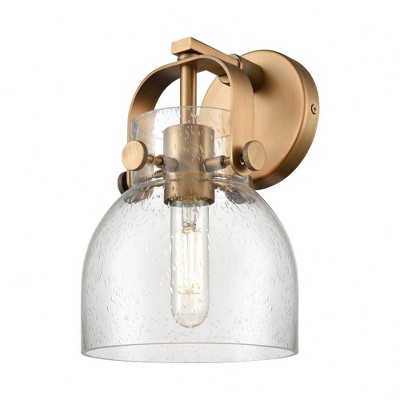 Pilaster II Bell - 1 Light Wall Sconce In Industrial Style-9.75 Inches Tall and 6.5 Inches Wide
