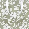 Bows And Sparkles XS Floral Wedding Gift Bag with Tag Green/White - 3 of 3