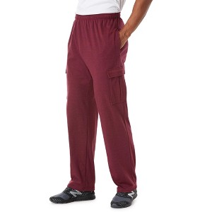 KingSize Men's Big & Tall Lightweight Jersey Cargo Sweatpants - 1 of 4