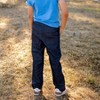 Kids' Organic Reinforced Straight Leg Pants Denim - Jackalo - 3 of 4