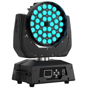Topteng 36x10W RGBW Moving Head Stage Light Wash Light with DMX for DJ Party - 1 of 4