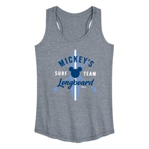 Women's - Disney - Mickey's Longboard Graphic Racerback Tank - 1 of 4
