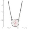 Black Bow Jewelry Sterling Silver Delta Gamma Greek Life Necklace 18 Inch - image 2 of 4