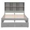 Full Size Platform Bed with Storage Headboard, Charging Station and 2/4 Drawers - ModernLuxe - 4 of 4