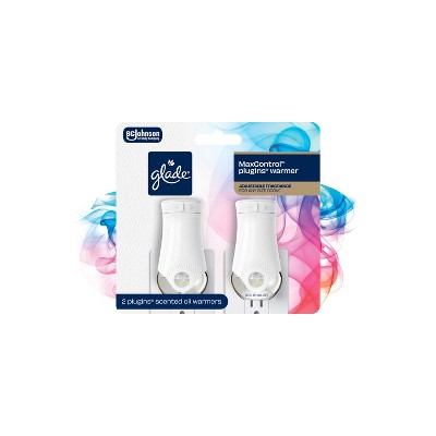 Glade PlugIns Air Freshener Scented Oil Diffuser Warmer - 2ct : Electric Aromatherapy, 1.83" Depth, 3.74" Height