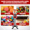 PAIHOME Vintage Red Gumball Machine with Sturdy Metal Stand - 38 Inch Tall Candy Dispenser for Halloween Christmas Fun Party Gift - 2 of 4